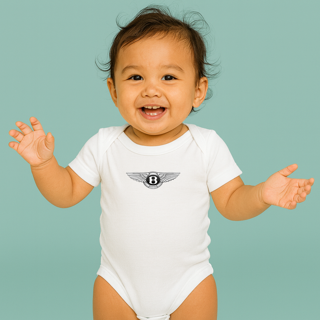 Bentley Motorsports Car Baby Romper Onesie